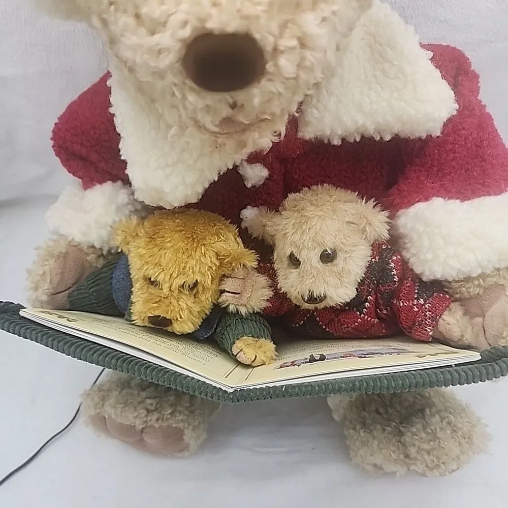 Figure Storytime Teddy Bear Twas The Night Before Christmas Animated Mama & Kids